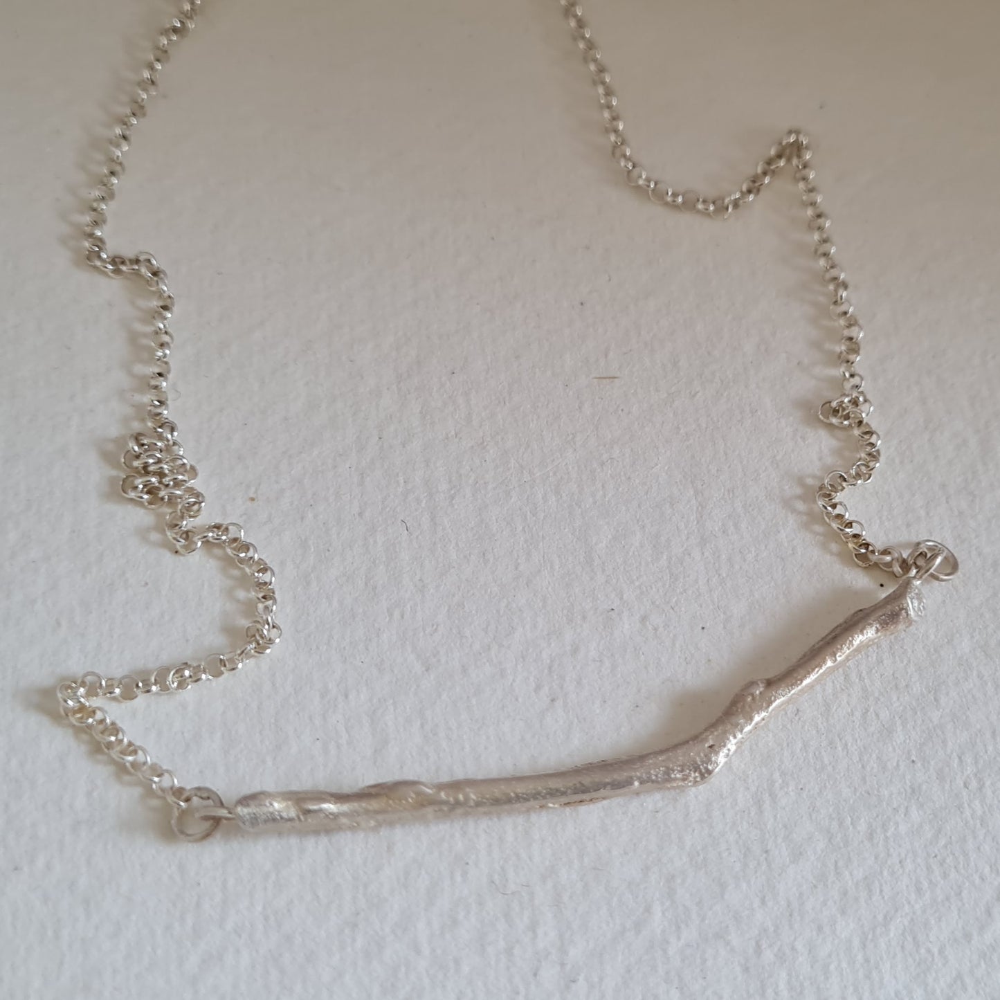 Twig Choker length necklace