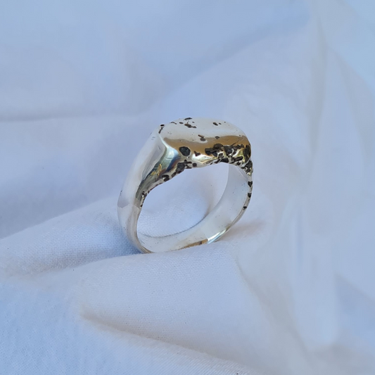 Signet Sands of Cairns Sterling Silver Ring - MADE TO ORDER