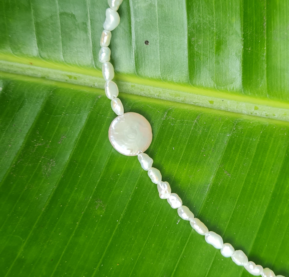 Freshwater pearl necklace