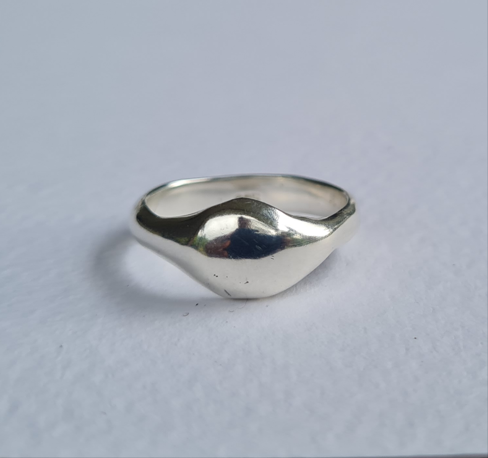 Silver Drop Ring