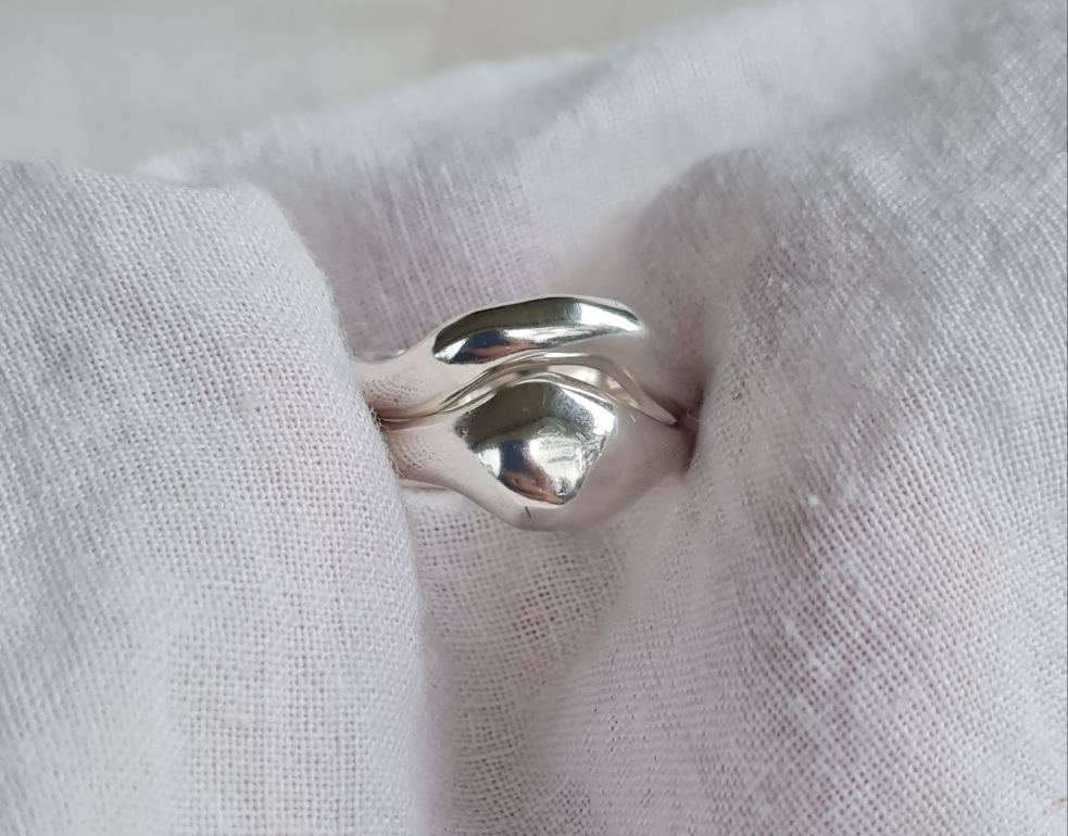 Silver Drop Ring