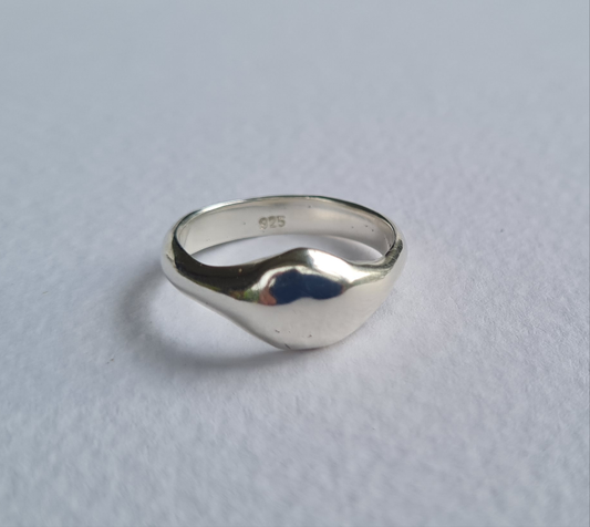 Silver Drop Ring