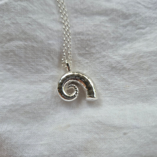 Spiral Seashell & Chain