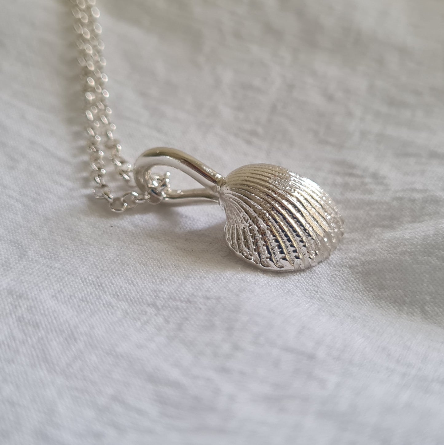 Seashell Sterling Silver Pendant