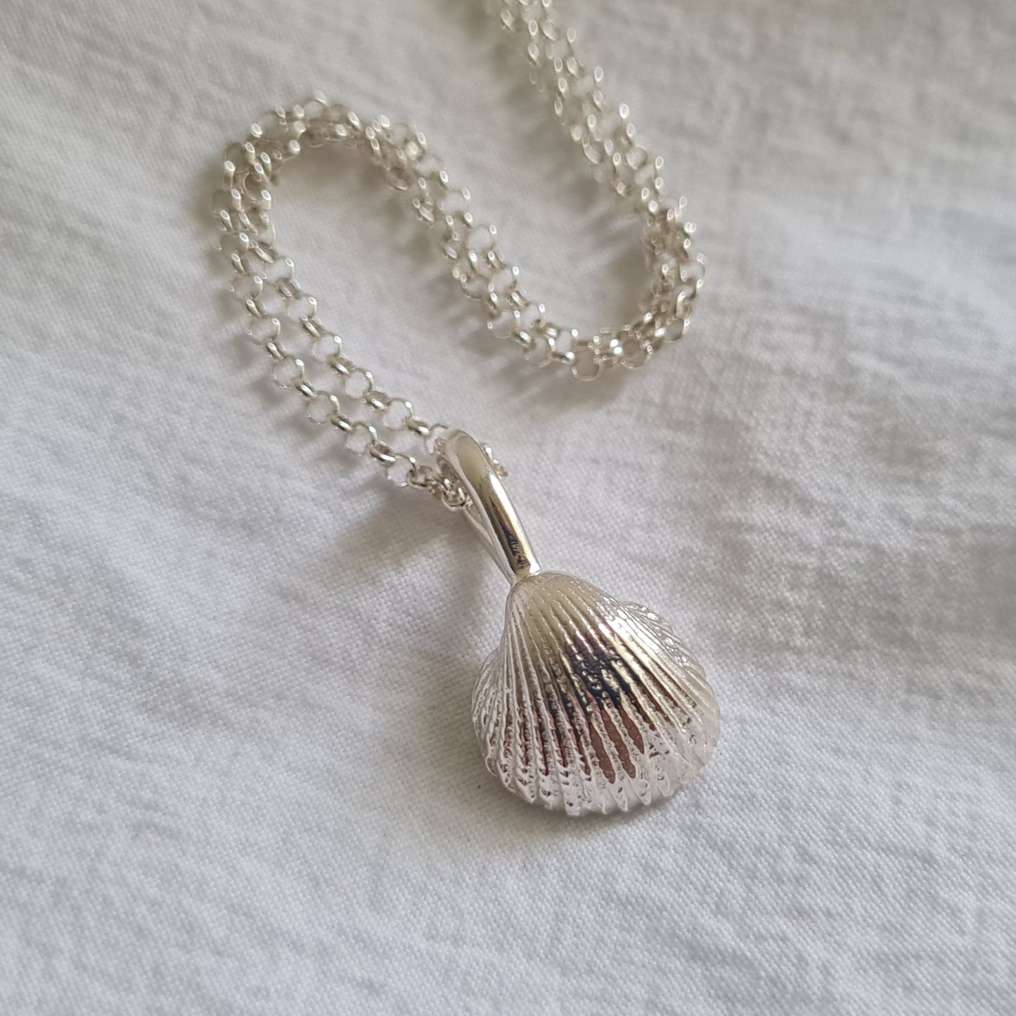 Seashell Sterling Silver Pendant