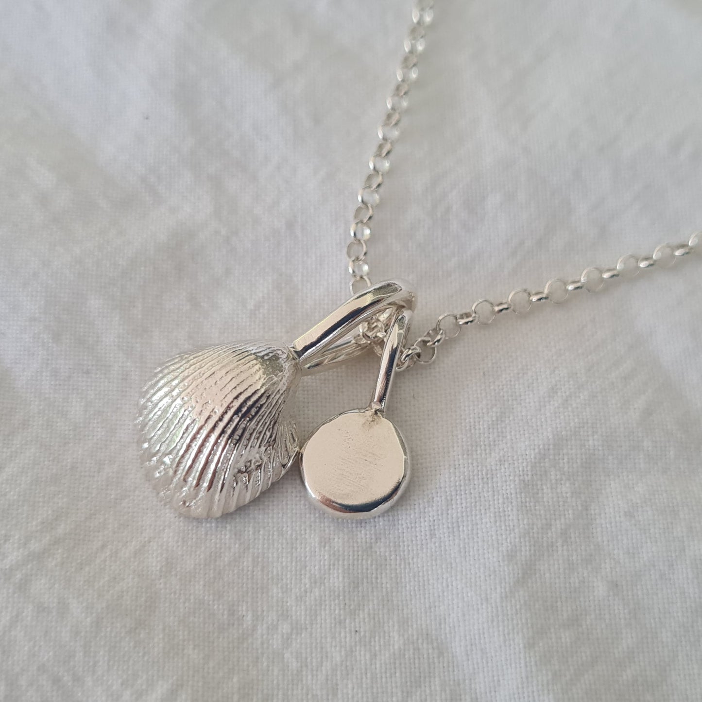 Personalised Sandcast Seashell Pendant