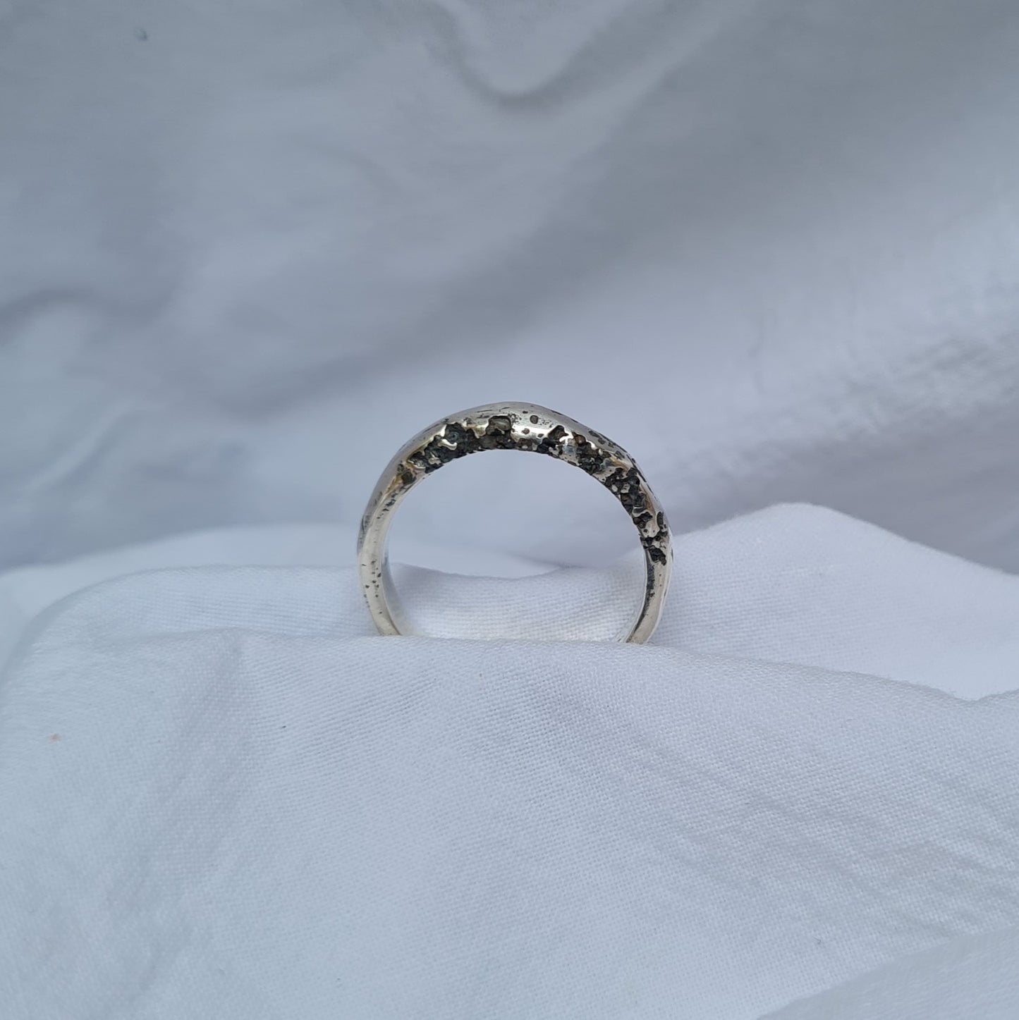 3mm Sands of Cairns Beach Sterling Silver Ring - MADE TO ORDER