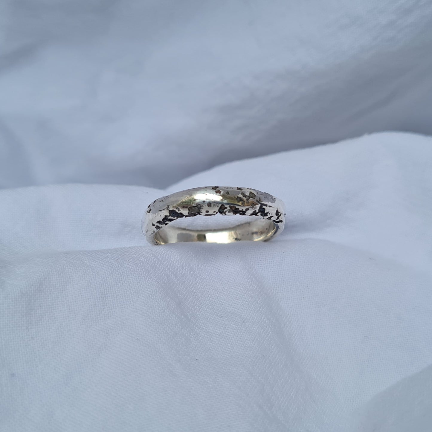 3mm Sands of Cairns Beach Sterling Silver Ring - MADE TO ORDER